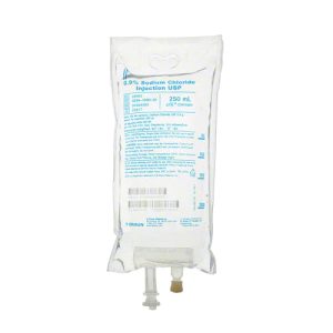 Sodium Chloride Injection USP 0.9%, 250 mL (L8002)