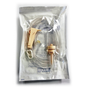 Exel IV Administration Set, 15 drops/mL Luer Lock/Slip With Dual Clamp (29086)