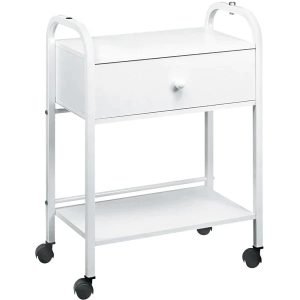 Equipro Med Spa Trolley / Esthetician Cart 2 Shelves Drawer TS-2 (51201)