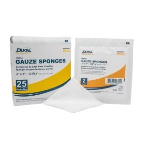 Dukal Gauze Sponge Sterile Economy 4x4, 12 Ply