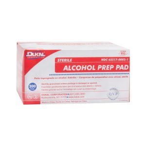Dukal Alcohol Prep Pad Sterile