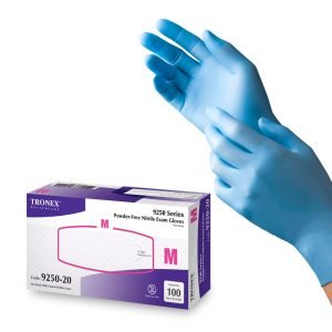 Medical Exam Gloves Blue Nitrile