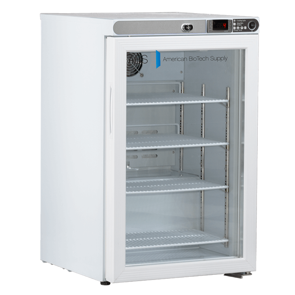 ABS 2.5 Cu. Ft. Capacity Premier Undercounter Refrigerator Freestanding-Glass Door