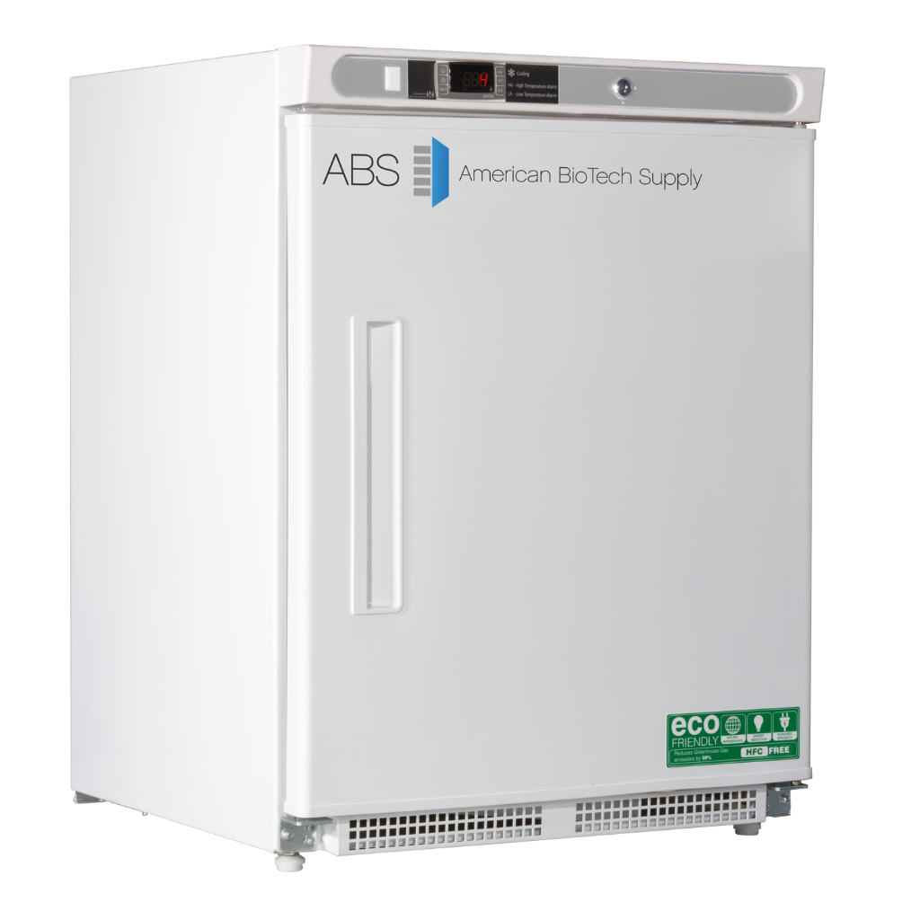 ABS 4.6 cu. ft. Solid Door Undercounter Built-in Laboratory Refrigerator, ADA
