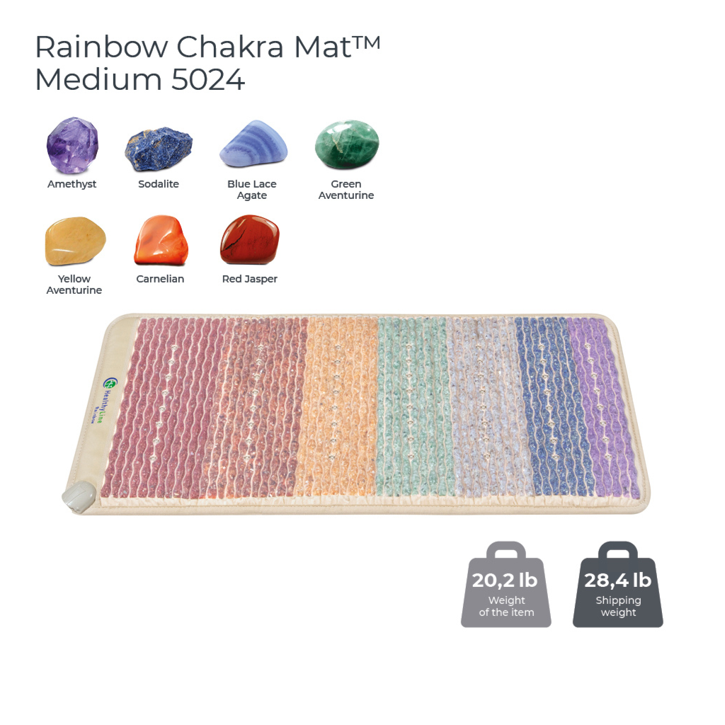 Rainbow Chakra Mat™ Medium 5024 Firm - Photon PEMF Inframat Pro® 3rd Edition - Image 7