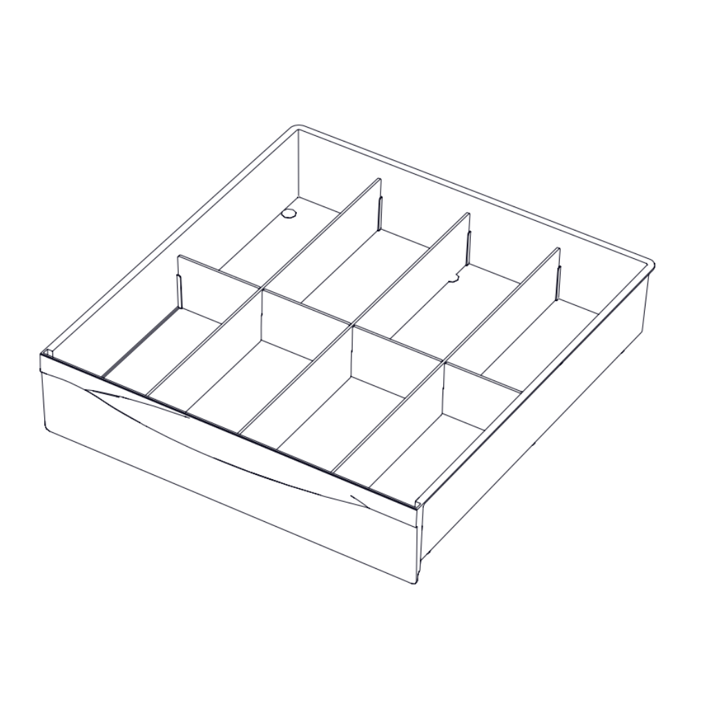 Brewer Front Drawer Dividers for Access 1000 (3500288)