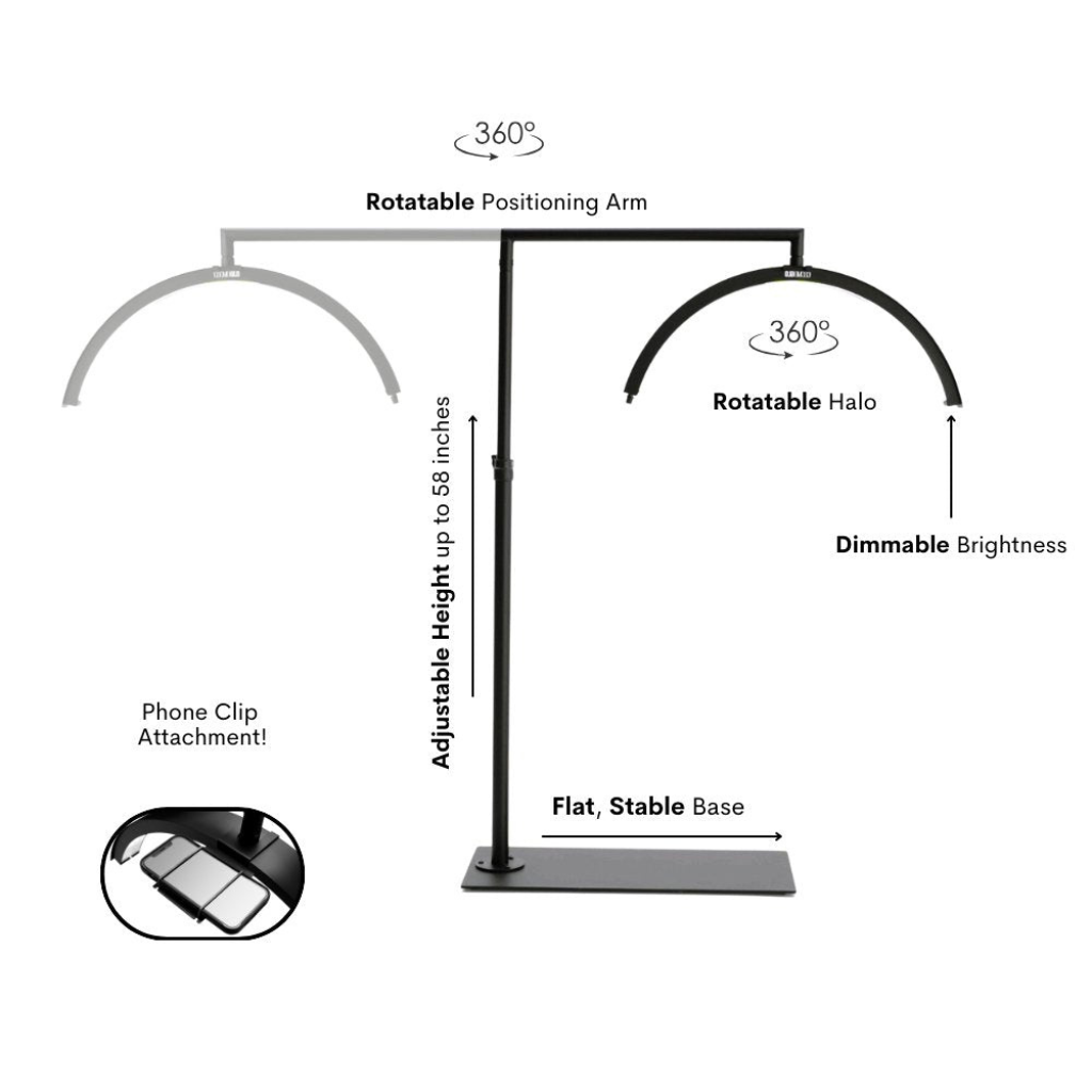 CosmoGlo Original Light Bundle With Phone Clip - Image 4