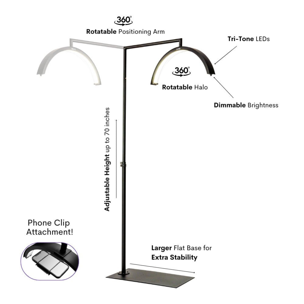 CosmoGlo XL Light Bundle With Phone Clip - Image 5