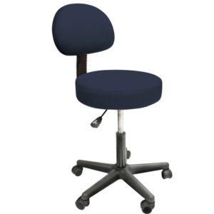 Custom Craftworks Solutions Series Rolling Stool with Backrest (I9310)