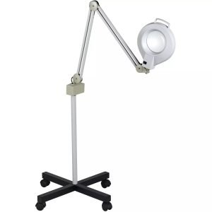 Magnifying Lamp with Rolling Stand (5 Diopter)