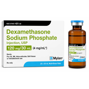 Dexamethasone Sodium Phosphate Injection, USP 4 mg/mL, 30 mL Multi-Dose Vial  (67457-421-30)