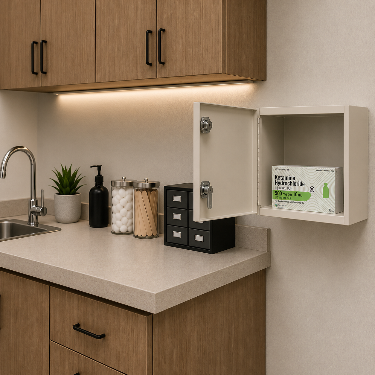Lakeside Dual Locking Narcotic Cabinet (LNC-4) - Image 3