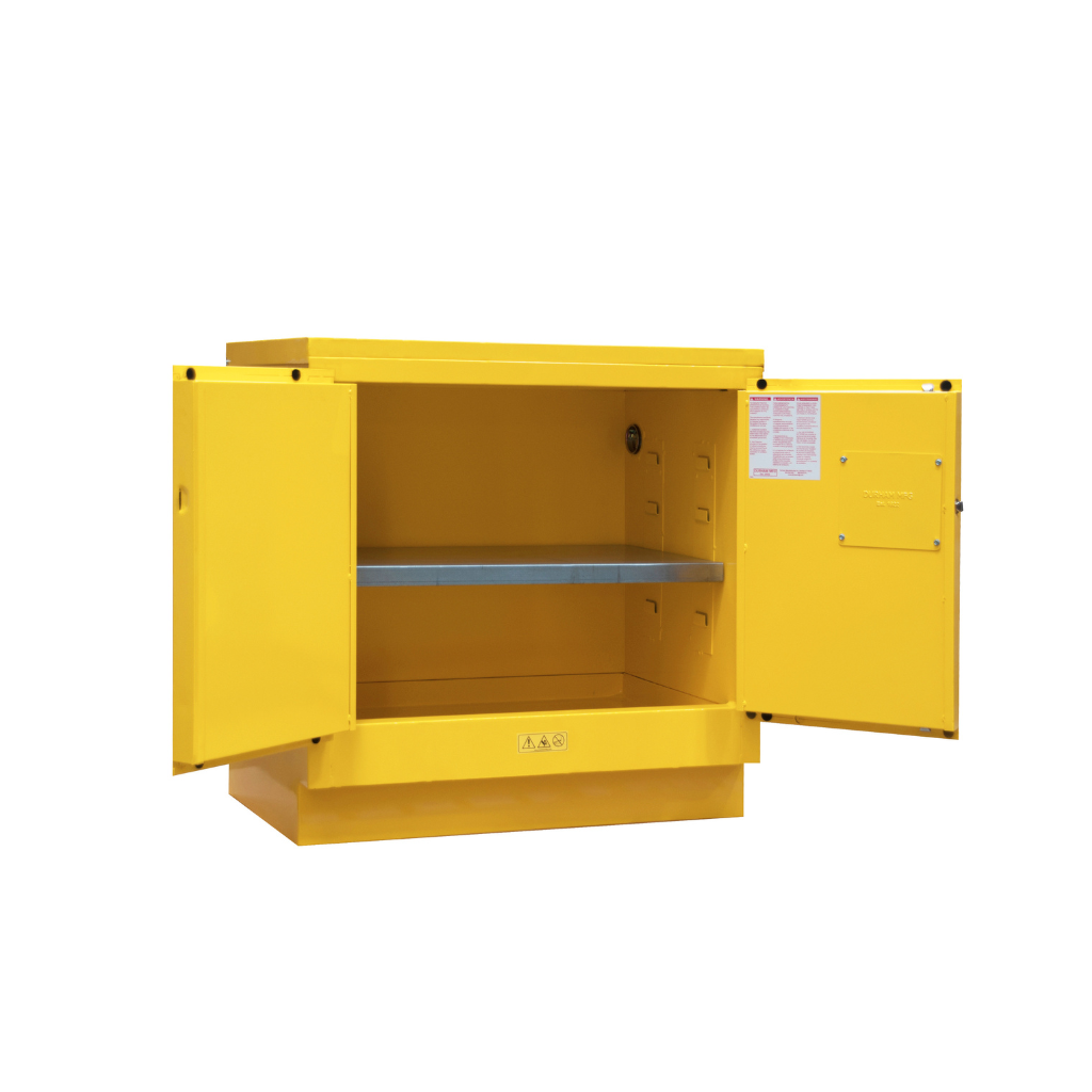 Flammable Storage Cabinet, 22 Gallon, Under Counter (Manual or Self Close) - Image 2