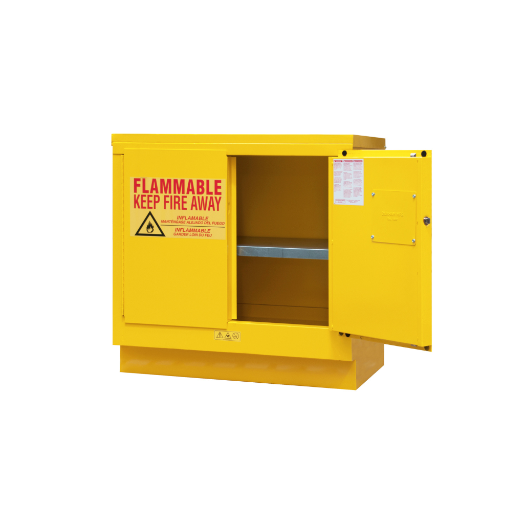 Flammable Storage Cabinet, 22 Gallon, Under Counter (Manual or Self Close) - Image 3