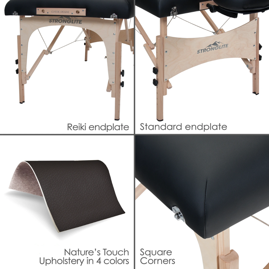 Earthlite Stronglite Classic Deluxe Portable Massage Table Package - Image 10