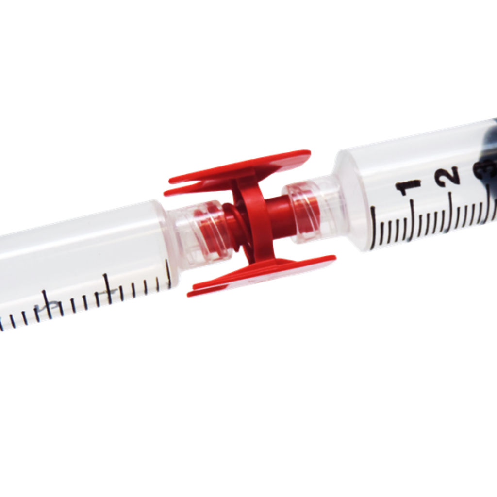 Syringe Connectors Red Luer Lock Female to Female - Sterile - Image 2