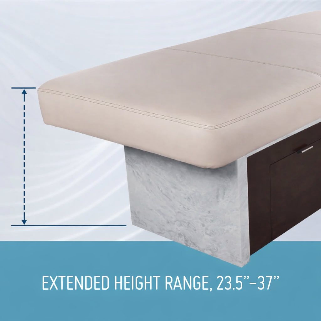 LEC INSIGNIA 2.0 WATERFALL Multi-Purpose Treatment Table with Replaceable Mattress - Image 10