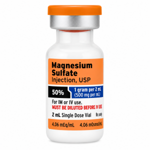 Magnesium Sulfate Injection, USP 500mg/mL, 2 mL Single-Dose Vial (6332-3064-03)