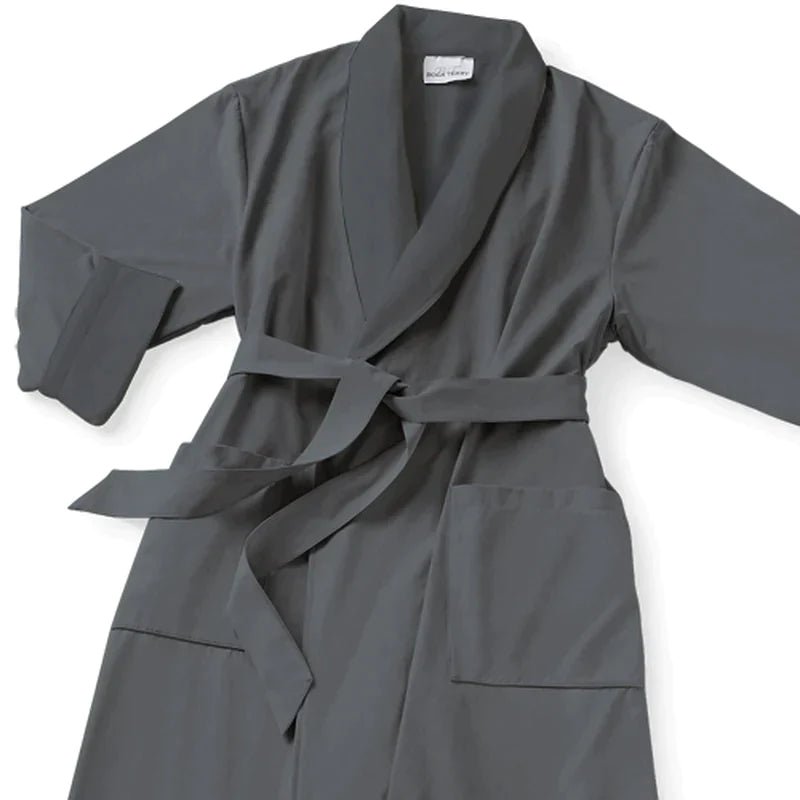 Microfiber Plush-Lined Bathrobe - Image 4