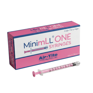 MinimLL Aesthetic Syringe Low Dead Space (LDS) 1 mL