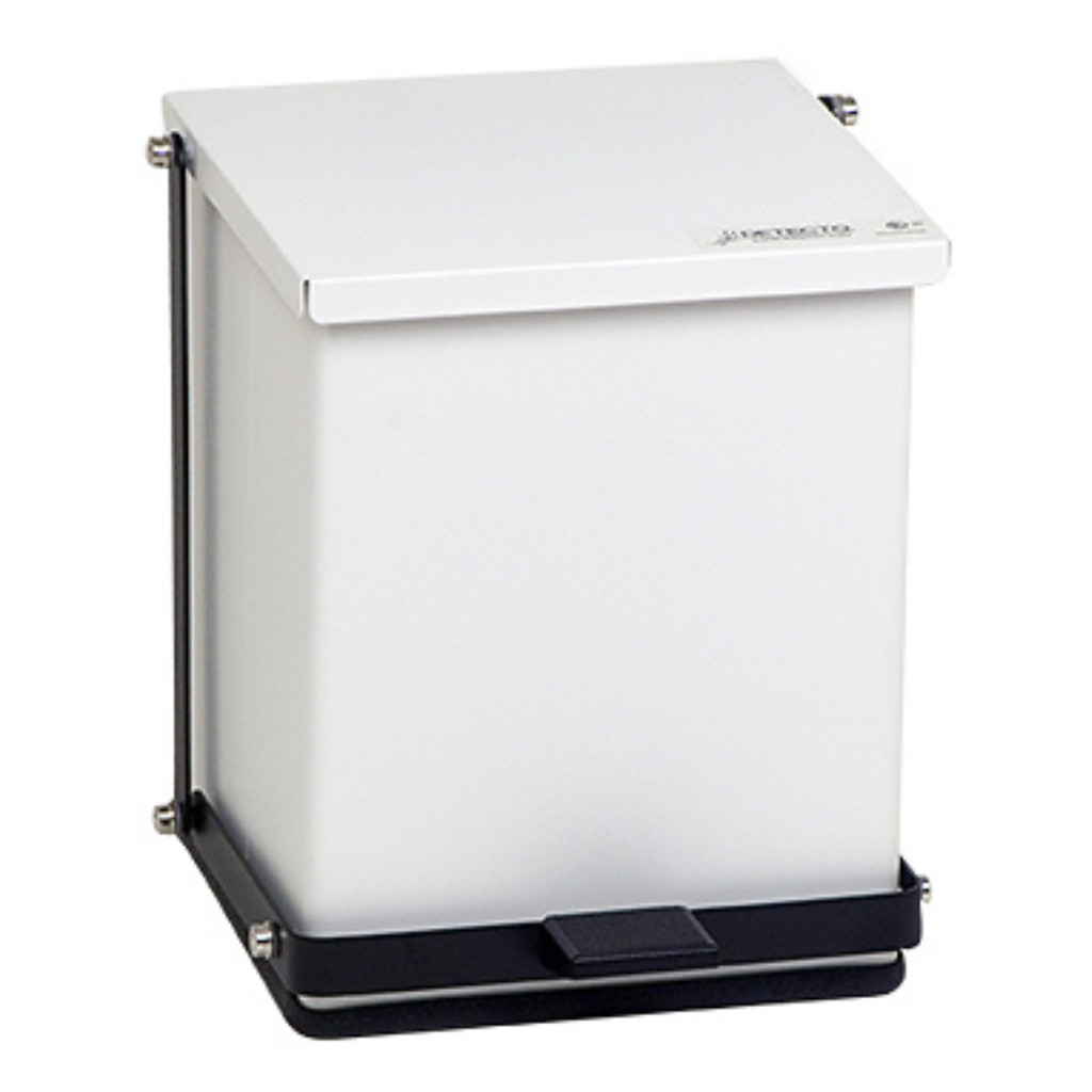 Step-On Waste Cans White