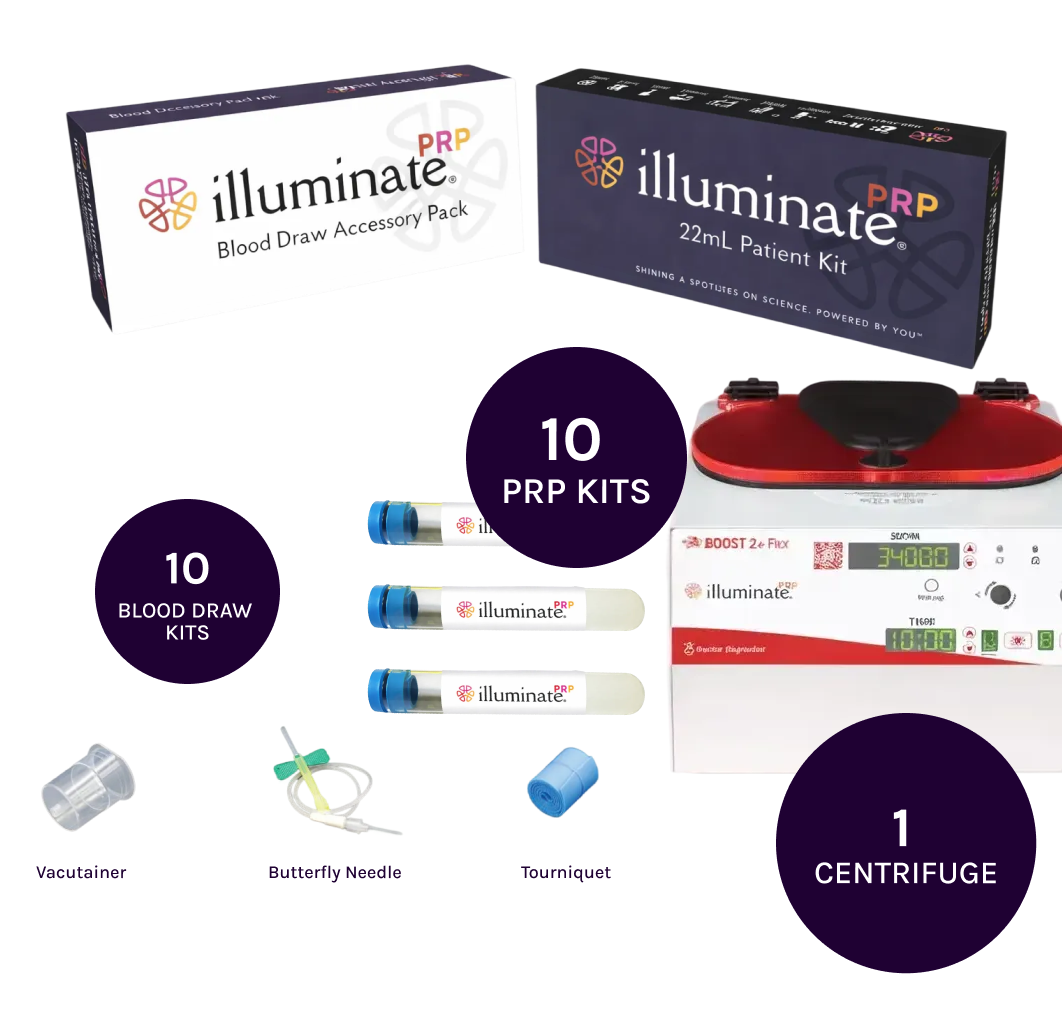 Illuminate PRP Kits Starter Pack w/ Centrifuge