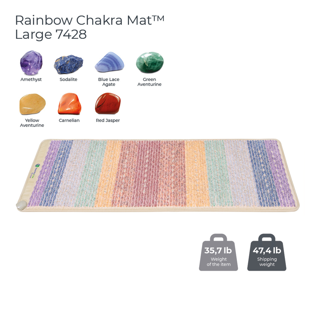 Rainbow Chakra Mat™ Large 7428 Firm - PEMF Inframat Pro® Third Edition - Image 2