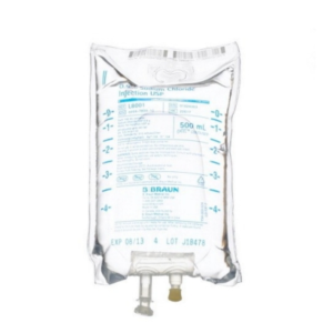 Sodium Chloride Injection 0.9% USP, 500 mL (L8001)