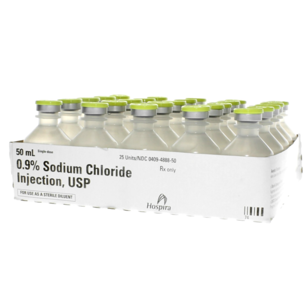 Sodium Chloride, Preservative Free 0.9%, Single Dose (10, 20, or 50 ML ) (25 EA/Tray) - Image 3