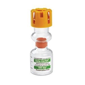 Solu-Cortef Hydrocortisone Sodium Succinate for Injection 100 mg / 2 mL Single Dose Vial
