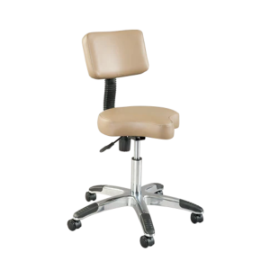 Silhouet-Tone Stool Deluxe Contoured Air-Lift With Backrest (413363)