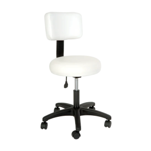 Silhouet-Tone Stool Round Air-Lift With Backrest (413358)