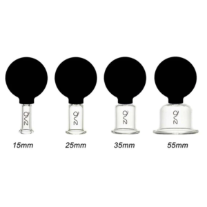 ZAQ Glass Facial Cupping 4pc Set