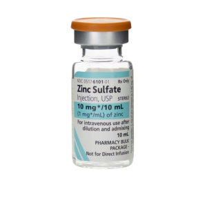 Zinc Sulfate Injection, USP 1 mg/mL, 10 mL Single-Dose Vial (00517-6101-25)